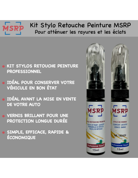 Kit Stylo Retouche Peinture MSRP CHRYSLER EYB PYB & Detonator Yellow 